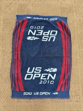 US OPEN TENNIS 2010 Official Towel Vintage